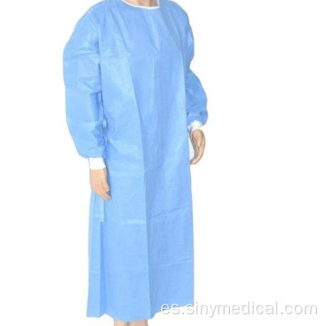 Vestido de laboratorio médico desechable del hospital